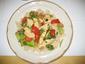 recipe for chicken and broccoli stirfry