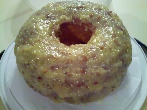 recipe for 7-up layer cake with coconut pineapple frosting