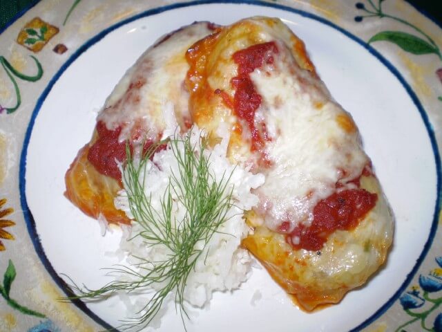 photo of Bean-Stuffed Cabbage Rolls