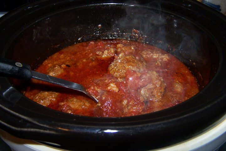 recipe for slow cooker cowboy meatballs