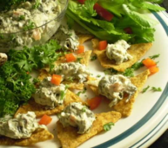 photo of Warm Spinach, Artichoke And Portobello Mushroom Dip