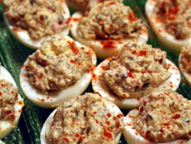 recipe for lotus' deviled eggs