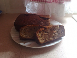 recipe for moist, delicious banana bread