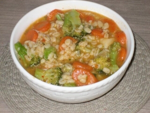 recipe for broccoli and barley soup