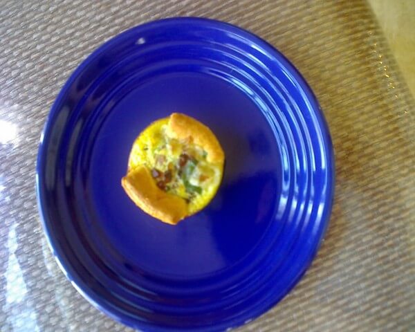 recipe for mini ham crescent roll quiches