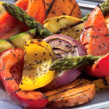 recipe for garlic & onion grilled vegetables