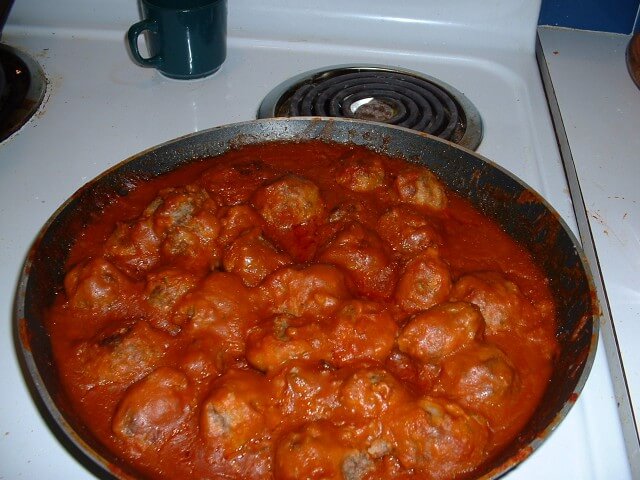 photo of Meatballs In Red Wine Gravy