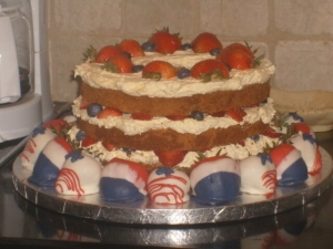 recipe for angel food cake with fruit