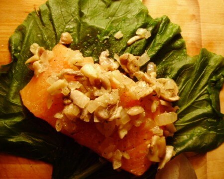 Salmon And Mushrooms Recipe | CDKitchen.com