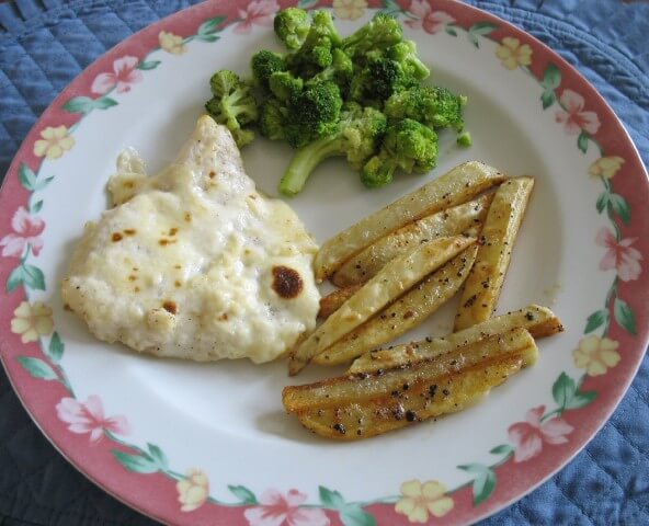 recipe for cheesy broiled fish