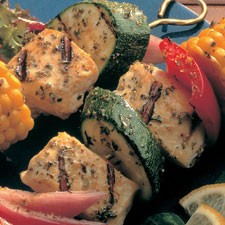 photo of Grilled Chicken And Vegetable Kabobs