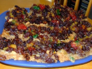 recipe for fruitcake bars