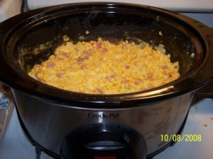 recipe for cheesy ham au gratin