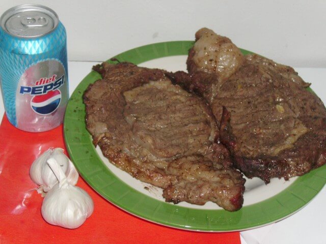 photo of Pepsi Garlic Rib-eyes
