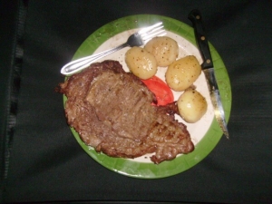 recipe for pepsi garlic ribeyes