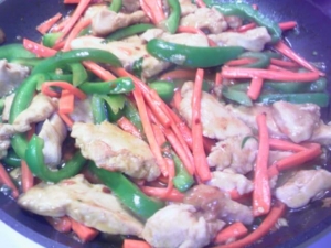 recipe for hot & tangy garlic chicken