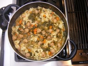 recipe for italian wedding soup with shredded chicken and meatballs
