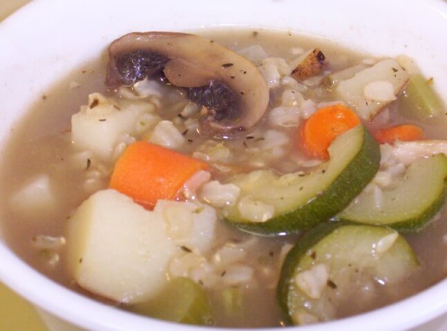 Brown Rice And Vegetable Soup Recipe