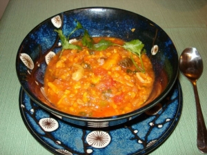 recipe for cream of baked sweet potato soup with cashews