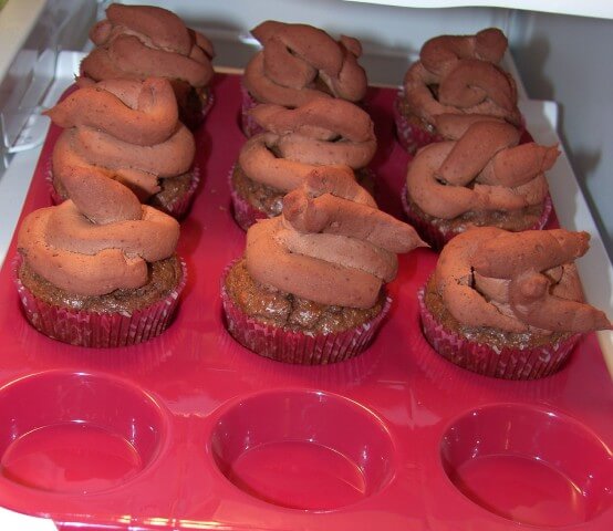 photo of Low-Carb Chocolate Cupcakes with Creamy Frosting