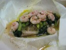Tilapia En Papillote With Asparagus & Shrimp