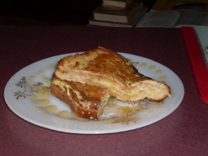 recipe for baked banana-stuffed french toast