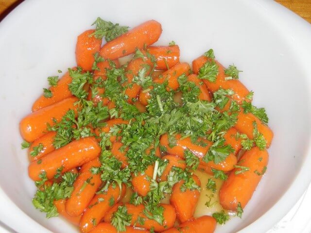 photo of Glazed Baby Carrots With Parsley