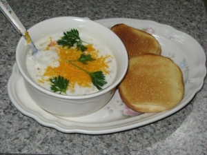 recipe for cream of potato soup with hash browns