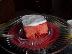 recipe for raspberry poke cake