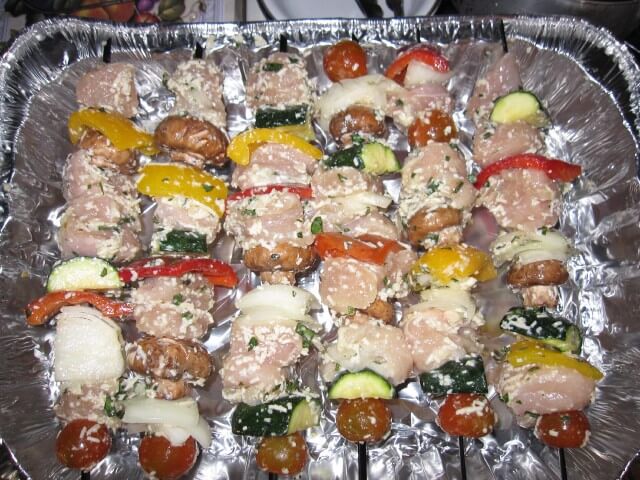 photo of Italian Chicken Kebabs