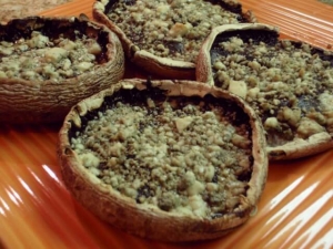 recipe for roasted portobello mushrooms with blue cheese