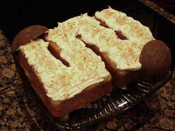 Foto von Cream Of Coconut Cake