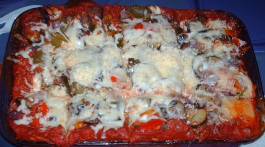 Roasted Mediterranean Vegetable Lasagne Recipe 