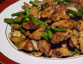Chicken And Asparagus In Black Bean Sauce Recipe | CDKitchen.com
