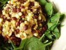 Chili-Lime Corn And Spinach Salad