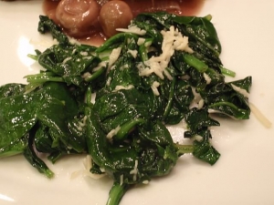 recipe for quick and easy sauteed spinach