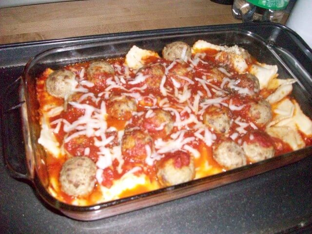 photo of Baked Ravioli And Meatballs