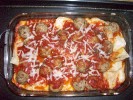 Baked Ravioli And Meatballs