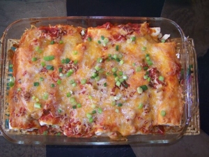 recipe for baked chicken cheese enchiladas