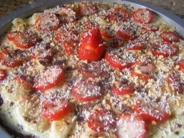 photo of Brownie Banana Split Pizza