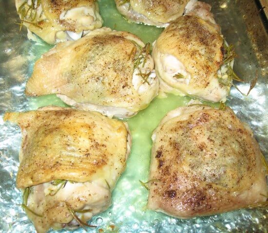recipe for grilled or baked rosemary chicken