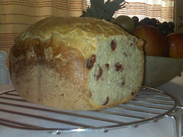 photo of Cranberry Cinnamon Bread