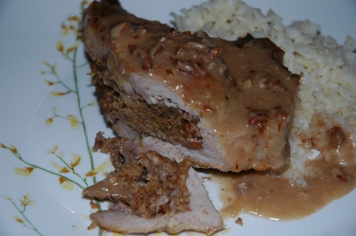 recipe for pecan-stuffed pork chops
