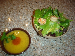 recipe for spicy grilled shrimp salad