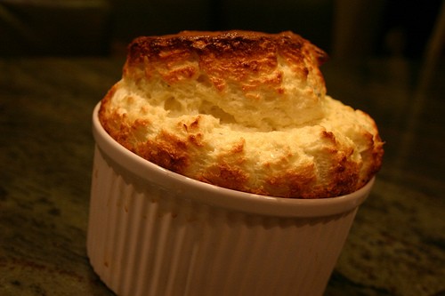 recipe for blue cheese souffles