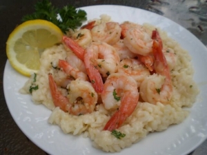 recipe for scampi with risotto