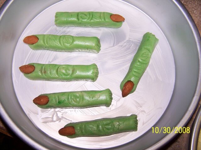 photo of Bloody Witch Finger Cookies