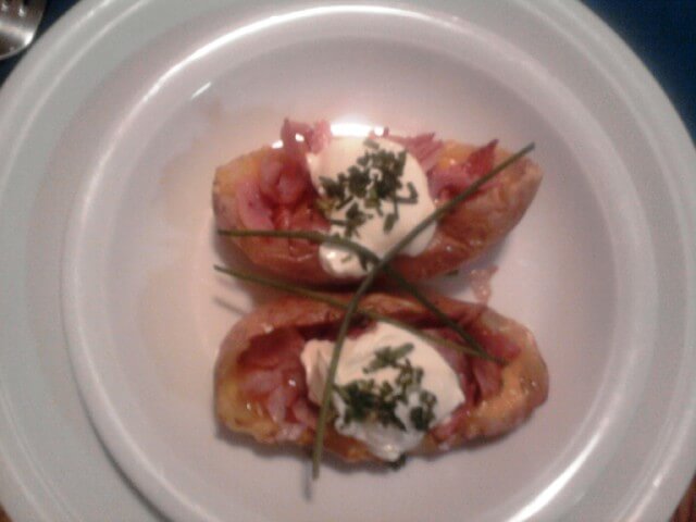 photo of Potato Skins With Cheese And Bacon