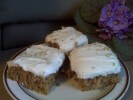 Pumpkin Brownies With Cream Cheese Frosting