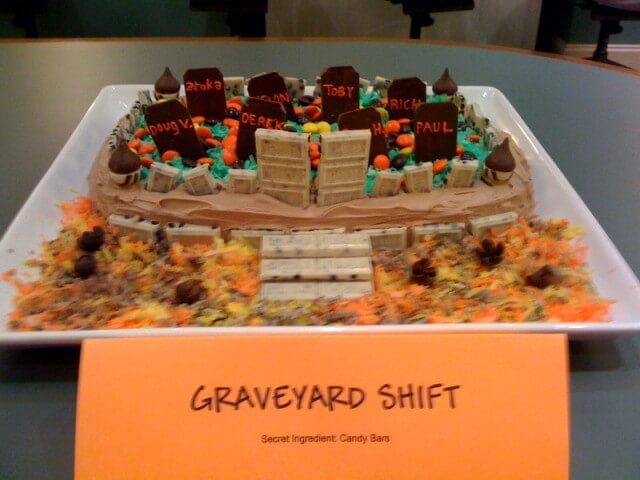 photo of Brownie Cemetery Cake